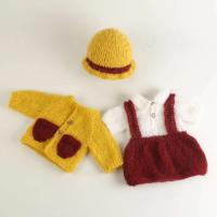 Conjunto de Bebé Recién Nacido Falda y Gorro de Punto con Dinosaurio de Crochet - details 5
