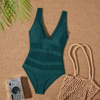 Traje de Baño de Una Pieza Bajo la Espalda 2025 Traje de Baño Sexy con Cuello en V - details 13