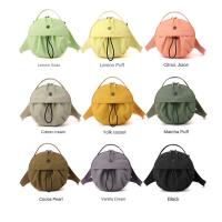 Bolsa de almacenamiento de nailon para teléfono móvil, bolso redondo pequeño informal de gran capacidad, Color sólido, estilo coreano, bolso de hombro individual para estudiantes - details 6