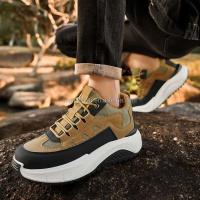 Dropshipping logo cómodo estilo de caminar grueso para hombres, zapatos casuales antideslizantes y duraderos - details 4