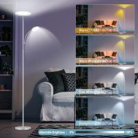 Lámpara de Pie Regulable Gris 42W, Lámpara de Pie LED Salon 3700LM Súper Brillantecon Lámpara de Lectura, control remoto y control táctil Lámpara Alta para Salon de Estar Dormitorio Oficina - details 1