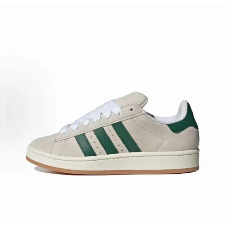 Buroalma Zapatos de mujer campus 00s 2025 nuevos zapatos de plataforma de suela gruesa que realzan la altura, zapatillas casuales Dexun de tres barras - 1