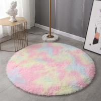 Alfombras de Salón redondas, Pelo Largo, Alfombra para Habitación, Dormitorio, Lavables, Antideslizante, Muy Suave - details 17