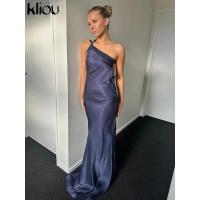 Vestido Largo de Seda para Mujer Elegante, Sin Mangas, Espalda Descubierta, Hombros Descubiertos - details 30