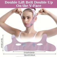 Cinturón de Seda de Hielo Ultra Delgado y Transpirable Máscara de Elevación Reutilizable para Mujeres y Hombres Cuidado de la Mandíbula - details 5