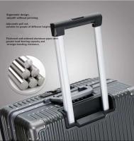Carro de mano giratorio para maletero con cerradura TSA que lleva equipaje de superficie dura para computadora de 20 pulgadas con bolsillo frontal - details 3