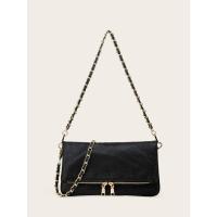 2025 Popular Lichi Patrón Bajo El Brazo Cadena Pequeña Bolsa De Moda De Gama Alta Señoras Hombro Cuadrado Crossbody Bolsa - details 1