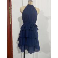 Primavera Verano 2025 Nuevo Vestido de Mujer sin Mangas con Volantes Verde - details 8