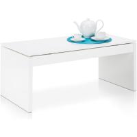 Mesa de Centro Elevable Mueble de Sala Blanco Brillante Medidas 102 cm (Ancho) x 43/52 cm (Alto) x 50 cm (Fondo) - details 8