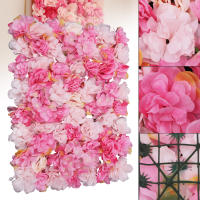 Ramo de flores artificiales para decoración del hogar, Panel de hortensia para pared, fiesta de boda, 6 piezas - details 3