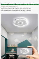 Ventilador de techo oscilante con rotación de 360° ​ ​ grados, 3 temperaturas de luz a elegir, con control remoto - Motor de CC silencioso de alta eficiencia, 6 velocidades, control remoto, función de memoria, temporizador, luz LED de 35 W. - details 6