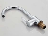 Grifo de oro rosa/negro/cromado mezclador de agua fría y caliente grifo de fregadero giratorio de 360 ​​grados montado en cubierta para cocina - details 4