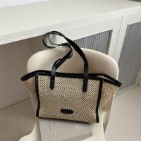 Nuevo bolso de paja tejido de verano, bolso de hombro de paja informal bohemio para mujer y niña - details 7