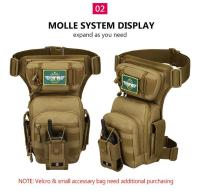 Bolsa táctica de cinturón utilitario para pierna de combate para hombres - details 1