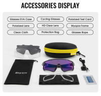 SCVCN-Gafas Polarizadas de Ciclismo para Hombres y Mujeres, 3 Lentes Intercambiables - details 10