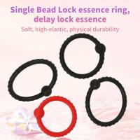 Leten elástico 4 Uds para hombres anillo masturbador masculino retrasar la eyaculación consolador extensor producto adulto juguetes sexuales - details 0
