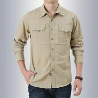 Camisa para senderismo y pesca para hombre, blusa transpirable de secado rápido, Camisa de trabajo de carga de manga larga, camisas UV para exteriores - details 1