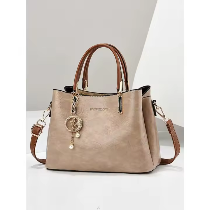 Bolso de mujer de diseño lujoso a la moda, bolso de hombro simple y de alta gama de gran capacidad, mochila de lujo de alta gama - 1