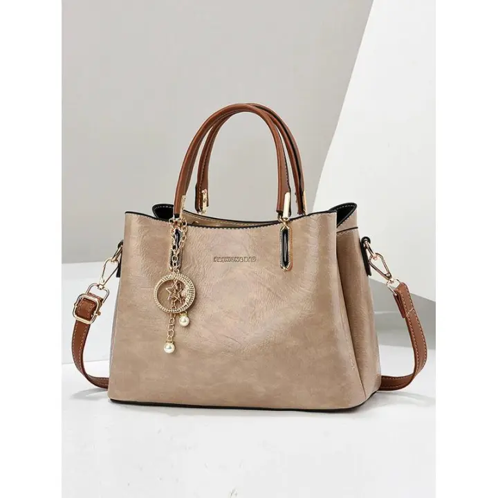 Bolso de mujer de diseño lujoso a la moda, bolso de hombro simple y de alta gama de gran capacidad, mochila de lujo de alta gama - 1