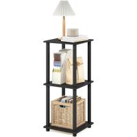 Mesa Auxiliar Simplista, Madera compuesta, Espresso/Negro, 2 Unidades - details 36