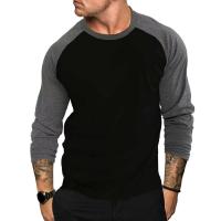 Camiseta de manga raglán de talla grande para hombre, primavera, otoño e invierno, informal, de manga larga - details 9