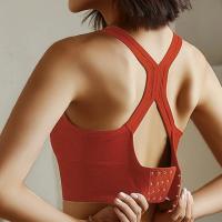 Camiseta sin mangas para mujer, corsé para gimnasio, sujetador deportivo, top corto de realce, sujetador de fitness, ropa deportiva atlética sexy transpirable hueca para correr - details 19