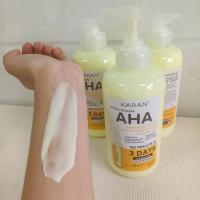 Crema corporal blanqueadora de 500ml, hidroxiácidos, vitamina C y E, loción corporal aclarante hidratante, cuidado de la piel, elimina las marcas de acné - details 2