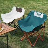 Silla de camping ligera plegable en forma de media luna para acampar, picnic, pesca, taburete pequeño, bocetos para estudiantes al aire libre - details 6