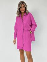 Versátil francés informal para mujer, dos piezas y color sólido, de moda, novedad 2024 - details 4