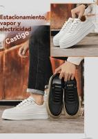 Zapatos Deportivos de Suela Gruesa para Hombres en Primavera Zapatillas Blancas de Cuero Transpirable Zapatos Casuales de Moda para el Hombre - details 2