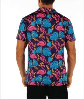 Camisetas de golf de manga corta con estampado 3D de Flamenco para hombre y mujer, polo callejero de moda, Hawaii Beach, camisetas nuevas - details 9