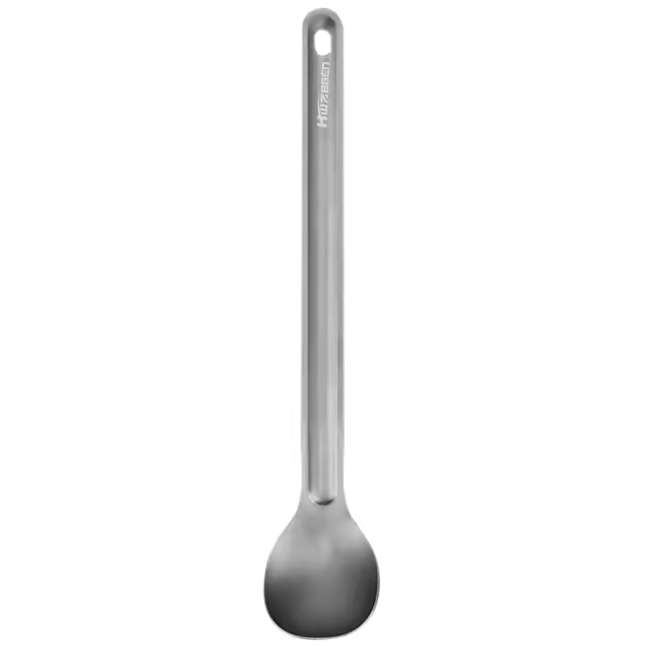 Spork - Vajilla de titanio para exteriores con mango largo, equipo de mochila, picnic, camping - 1