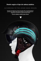 Cascos moto hombre Retro mujer aire libre seguro coche electrico - details 10