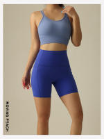 Pantalones cortos de mujer MOVING PEACH con bolsillos laterales para levantamiento de cadera pantalones deportivos gruesos y suaves transpirables de APC material exterior 75% Nylon + 25% Spandex - details 15