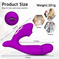 Vibrador consolador de punto G para chupar el clítoris con 10 modos potentes, estimulador de clítoris recargable, Juguetes sexuales para mujeres - details 4