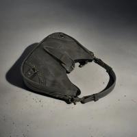 Bolso Cruzado Motocicleta Punk Retro Bolso de Hombro Negro con Correa Desmontable, Hebilla, Detalles de Pendientes Bolso de Moda Casual para Mujeres - details 3