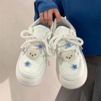 Nuevos Zapatos Casuales de Plataforma Blancos para Mujer, Versátiles y Cómodos, Estilo Nicho 2025 - details 6