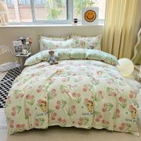 4in1 Bedsheet Bedding Set High Quality Cotton Bedsheet Set Duvet Cover Single/Queen/King Size - details 3