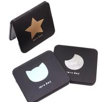 Espejo de Maquillaje Plegable Mini Cuadrado Espejo de Vanidad Portátil Doble Cara - details 8