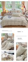 Juego de Ropa de Cama King Size de Alta Calidad con Estampado Floral en Poliéster 100% Tapete de Cama Suave y Transpirable con Funda de Edredón y Sábanas - details 24