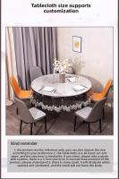 Mantel de Mesa Impermeable Suave y Transparente de PVC con Bordado de Encaje - details 7