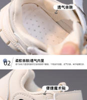 Nuevos zapatos deportivos de cuero zapatos para correr medianos y pequeños zapatos para niños pequeños tendencia - details 3