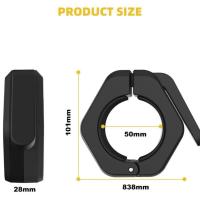 Abrazaderas magnéticas para barra de levantamiento de pesas, barra hexagonal para levantamiento de pesas, bloqueo giratorio, collares universales estables para barra - details 0