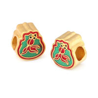 Pulseras de Brass Dorado Mate 4PCS Grande Agujero Abalorios para Hacer Joyas DIY - details 27