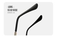 Gafas de Sol Polarizadas para Hombres Diseño de Doble Haz con Metal Ideal para Ciclismo y Deportes al Aire Libre - details 3