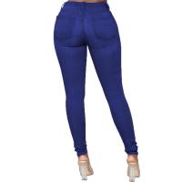 Vaqueros desgastados de mujer Pantalones lápiz Tallas grandes - details 9