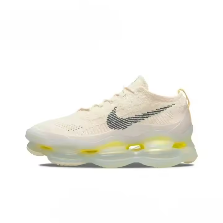 【Leten】 Max Scorpion Air Cushion Cómodas zapatillas antideslizantes para correr al aire libre para hombres y mujeres Pegatinas de pared amarillas beige - 1
