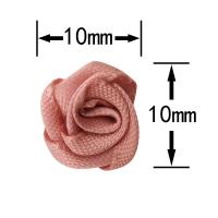 Mini cinta de flores rosas frescas, cinta de satén de tamaño pequeño, flor Artificial, decoración de fiesta festiva, 10x10mm, 100 unids/lote por paquete - details 4