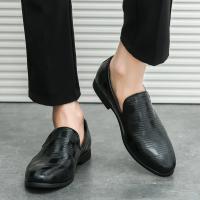 Mocasines de hombre, zapatos de vestir casuales de moda para hombre, zapatos de negocios cómodos sin cordones - details 3