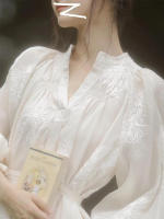 Vestido de manga larga estilo princesa de corte francés con diseño de primavera, temperamento, vestido de noche bordado de Súper Hada - details 6